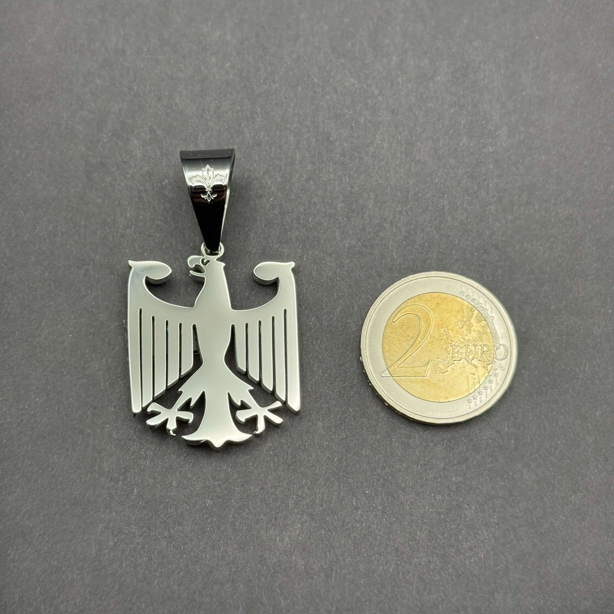 L&T Deutschland Adler Anhänger aus Edelstahl