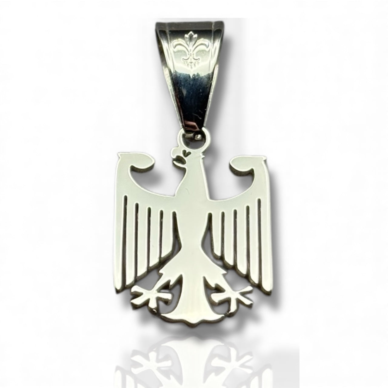 L&T Deutschland Adler klein Anhänger aus Edelstahl