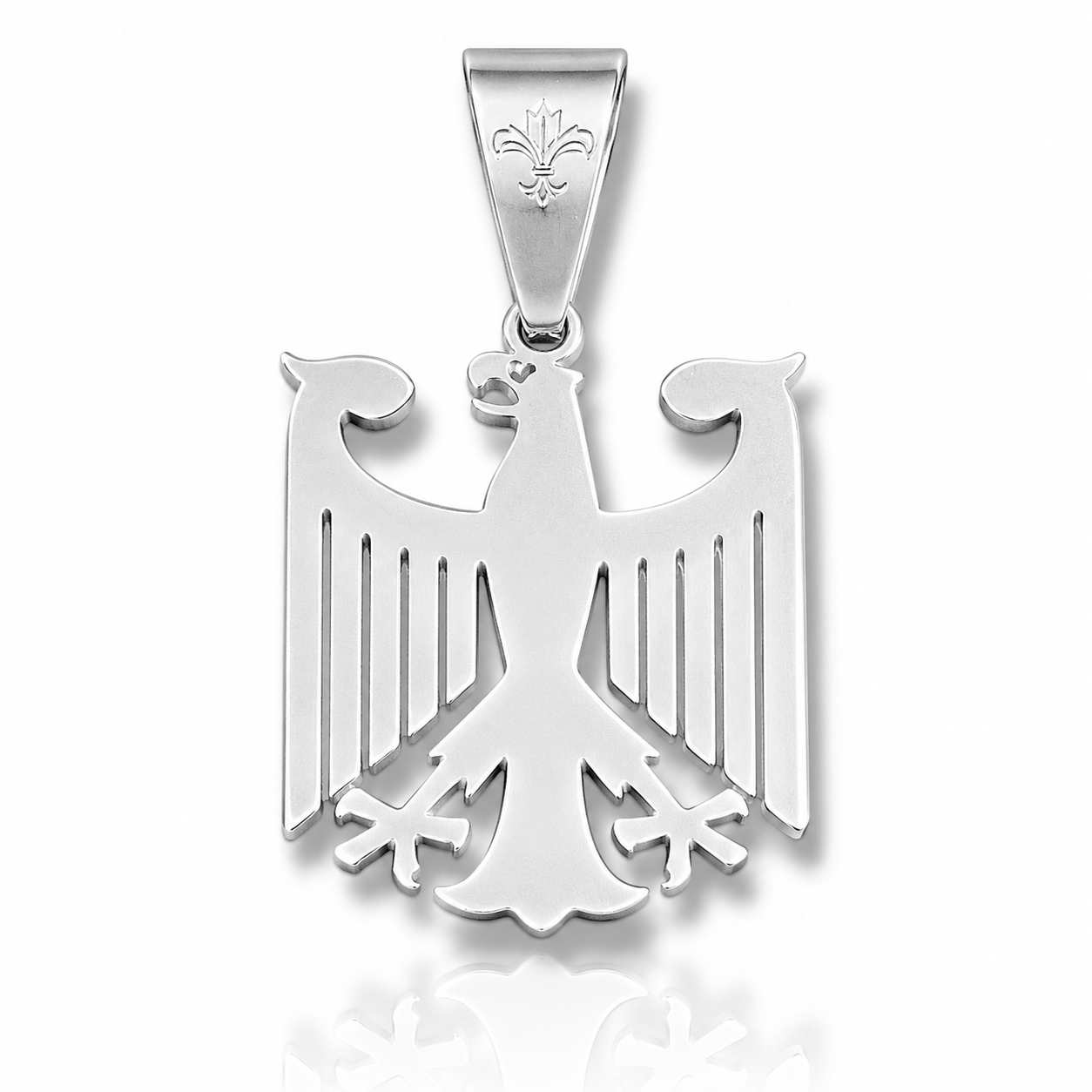 L&T Deutschland Adler Anhänger aus Edelstahl