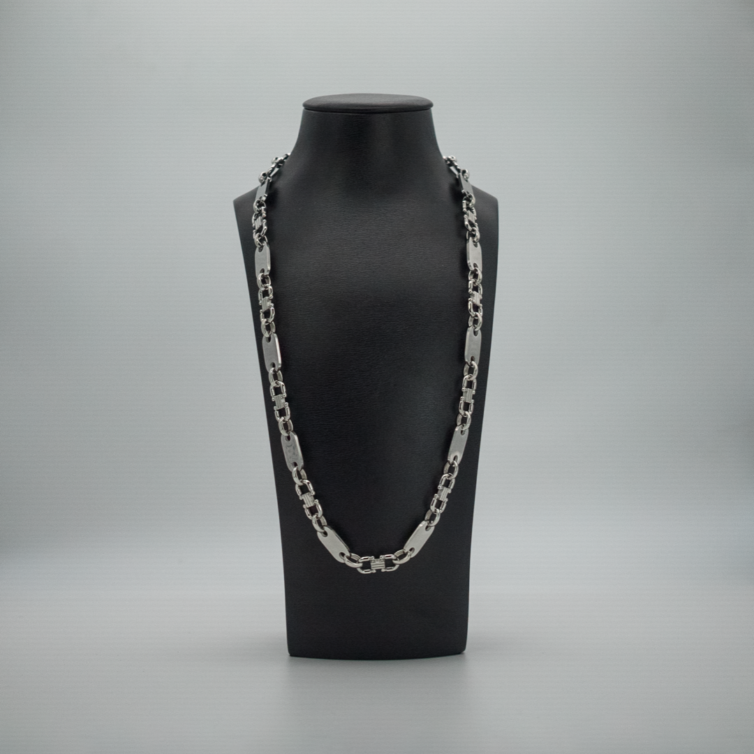 L&T Plattenkette 80cm lang 12mm breit aus Edelstahl