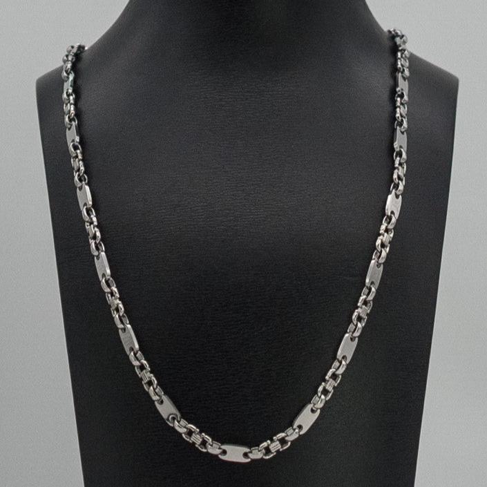 L&T Plattenkette 70cm lang 6mm breit aus Edelstahl