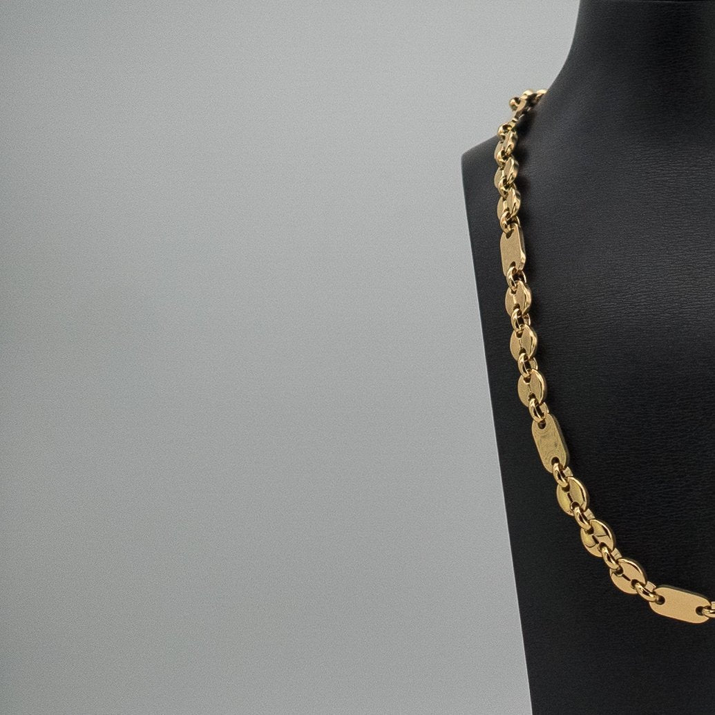 Platten Bohnen Kette 70cm 6mm