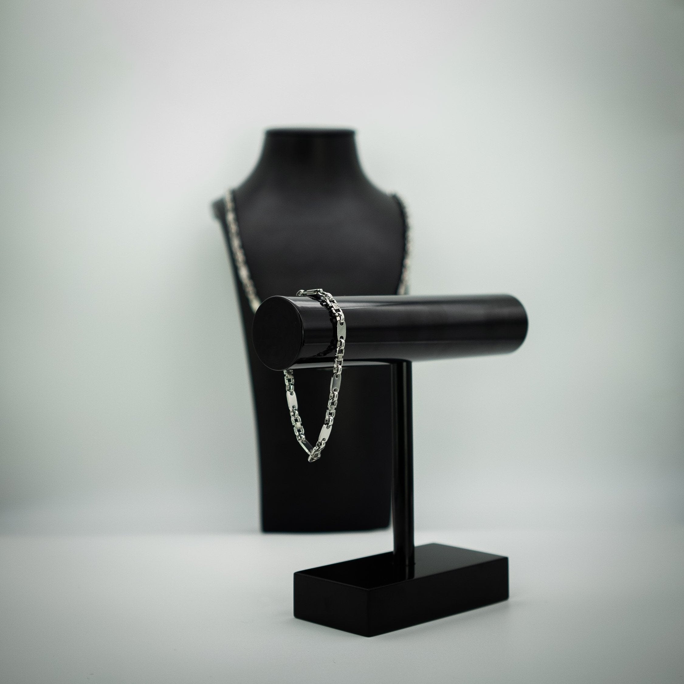 Plattenkette Edelstahl Armband Fokus 60cm 6mm