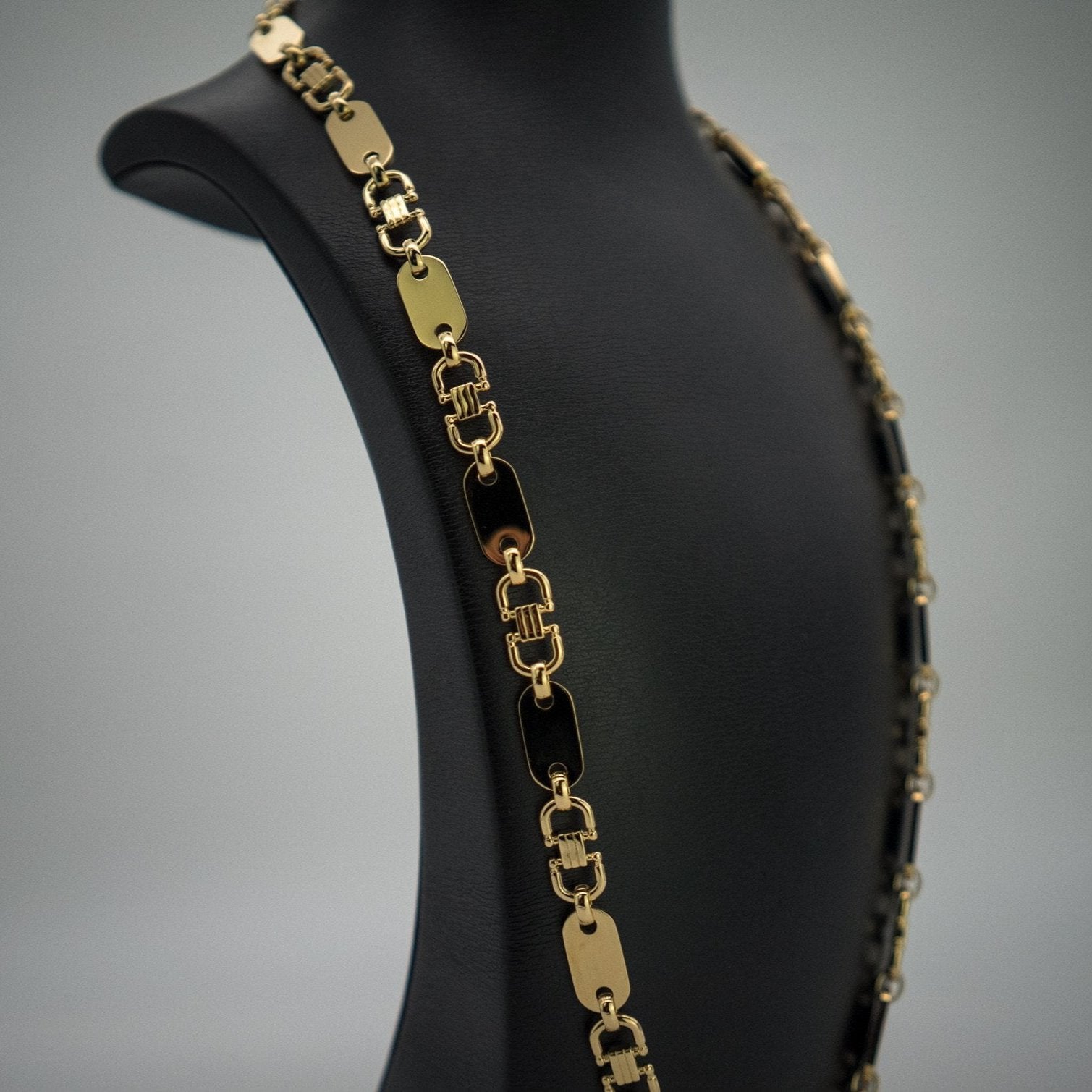 Plattenkette vergoldet