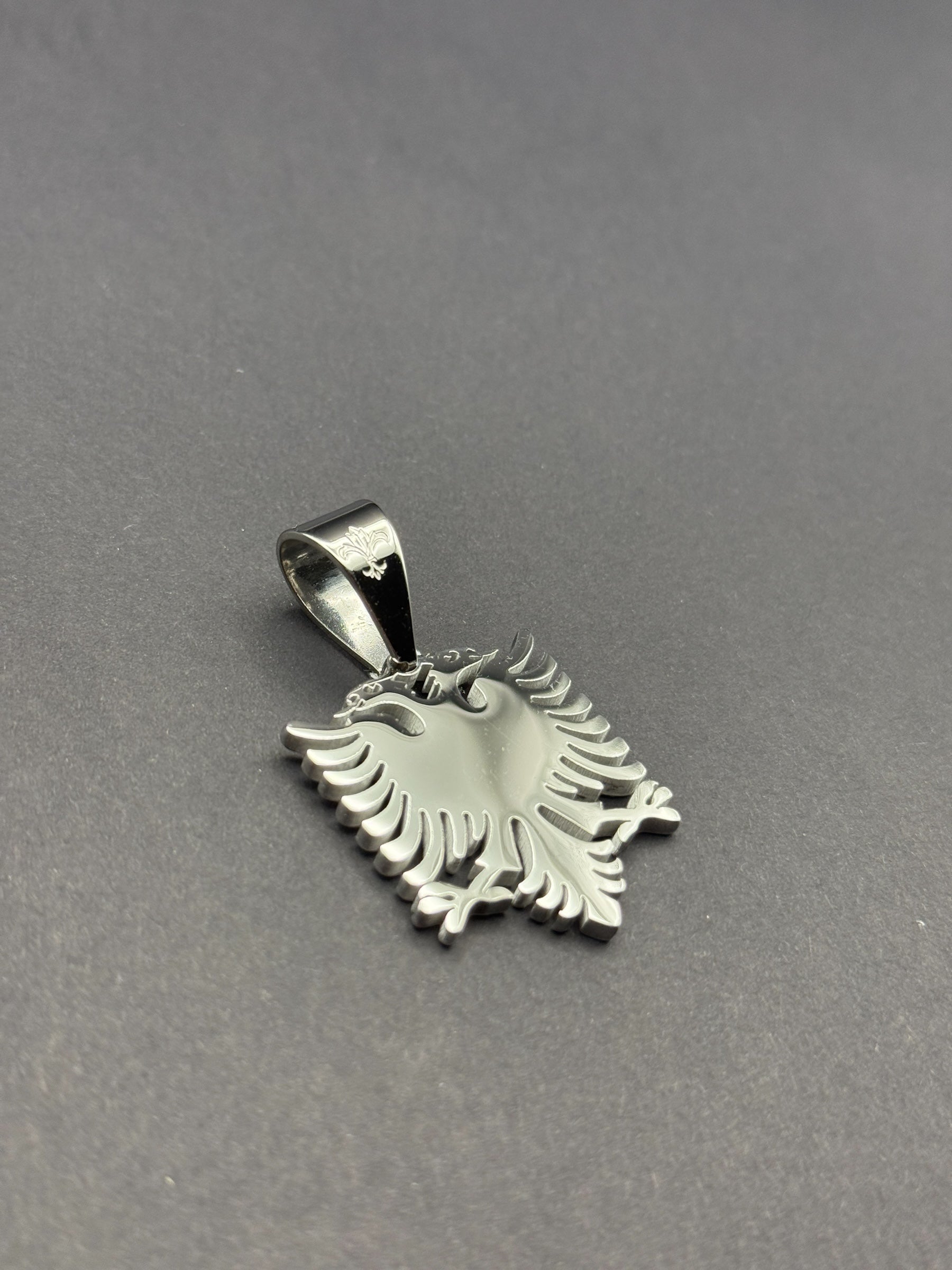 L&T Albanien Shqiptar Adler Anhänger aus Edelstahl