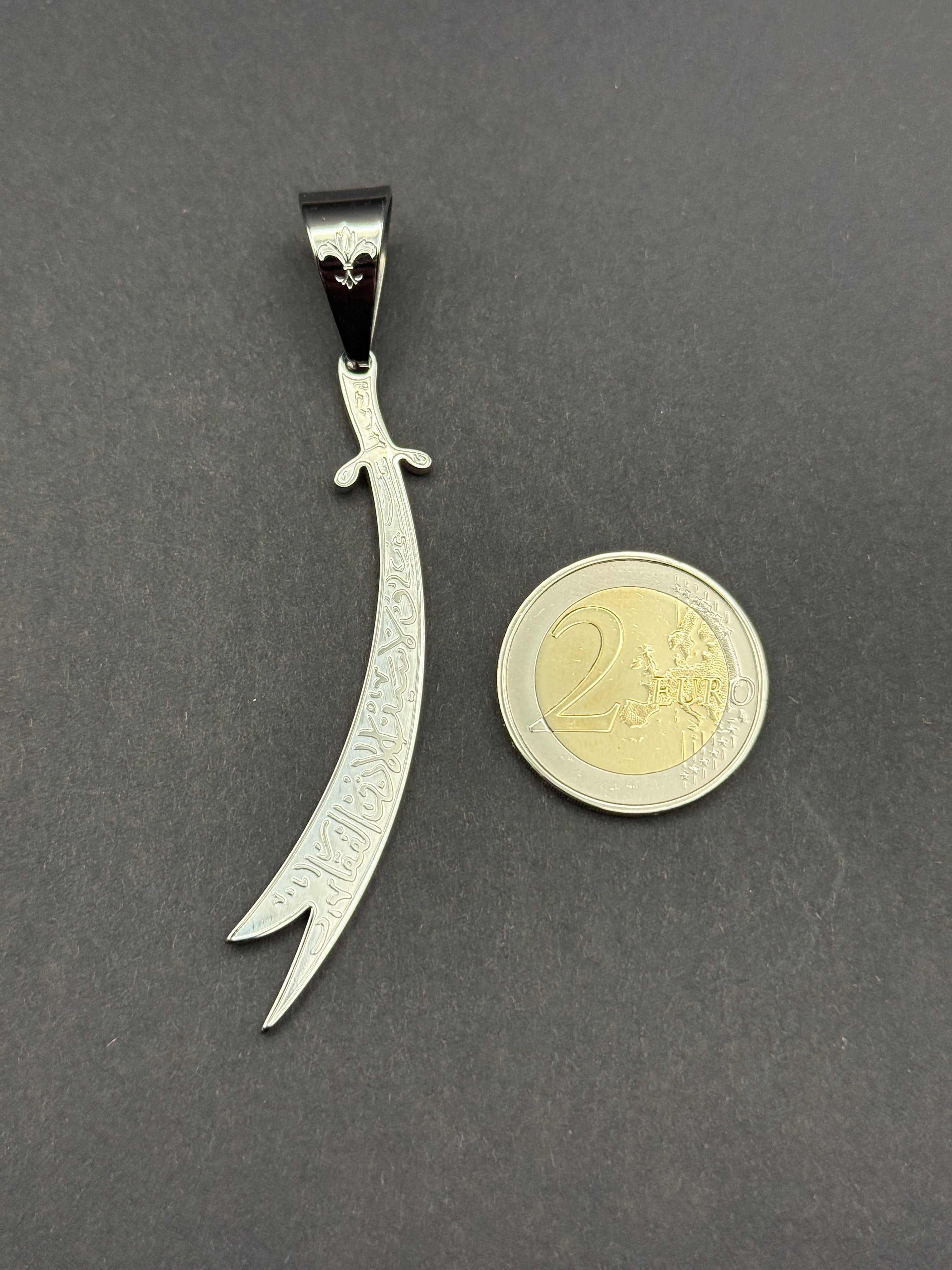 L&T Zülfikar Anhänger aus Edelstahl