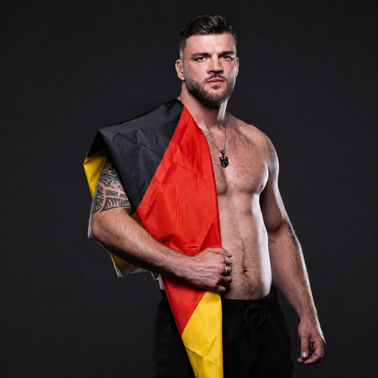 L&T Deutschland Adler Anhänger aus Edelstahl
