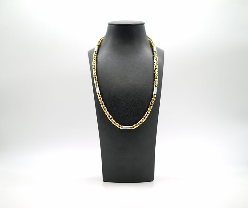 Monte Carlo Kette Bi-Color Front 60cm 