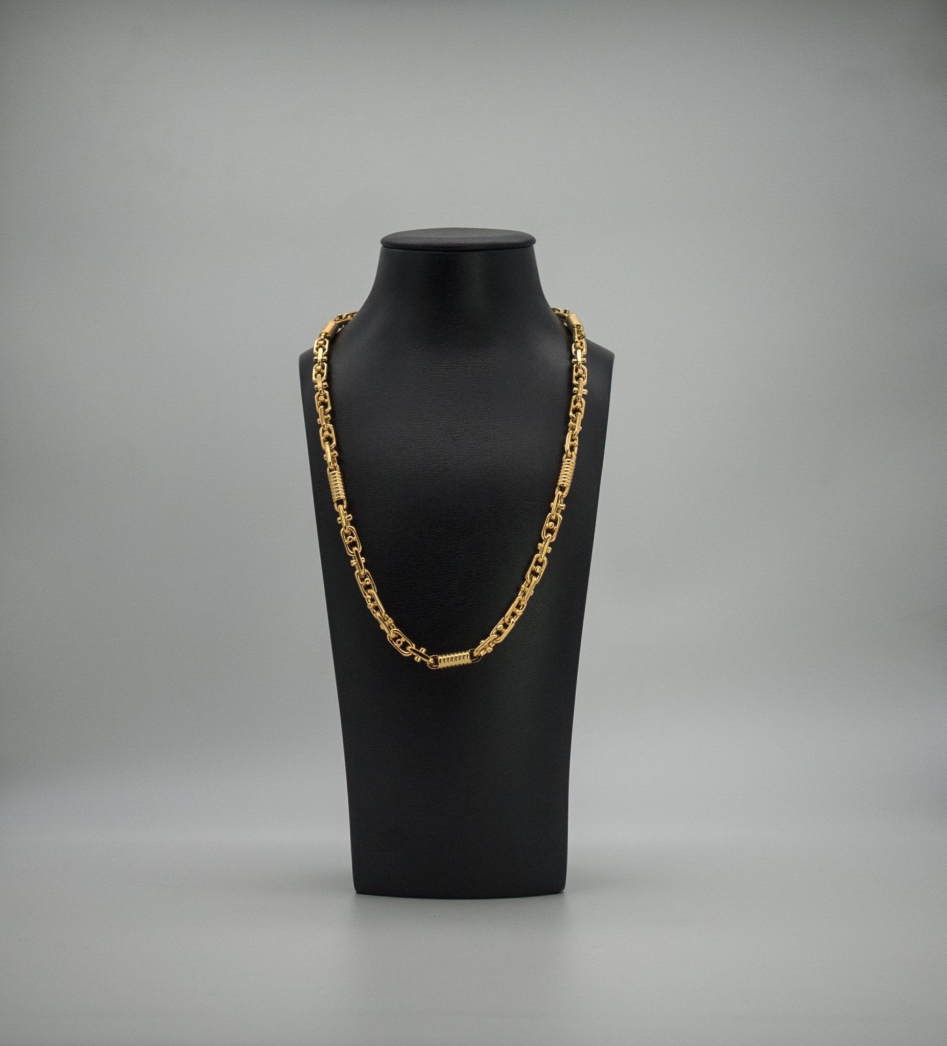 Monte Carlo Kette 7mm vergoldet Front