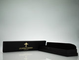 L&T Plattenkette 60cm 10mm + Armband 21cm 10mm aus Edelstahl zusätzlich mit 24 Karat Goldschicht vergoldet