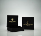 L&T Königskette 60cm 5mm + Armband 21cm 5mm aus Edelstahl zusätzlich mit 24 Karat Goldschicht vergoldet