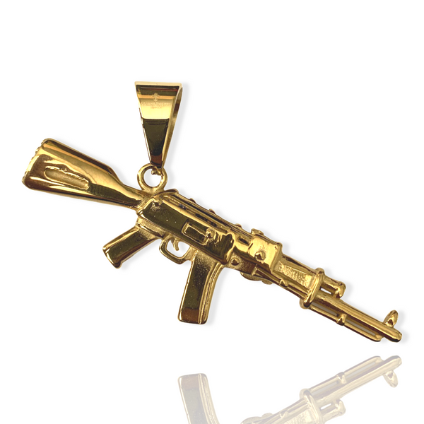 L&T AK47 aus Edelstahl zusätzlich 24 Karat Goldschicht vergoldet