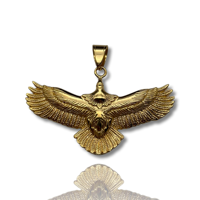 L&T EAGLE aus Edelstahl zusätzlich 24 Karat Goldschicht vergoldet